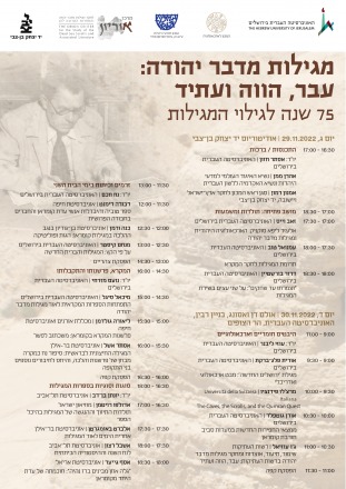 כנס מגילות מדבר יהודה: עבר, הווה ועתיד